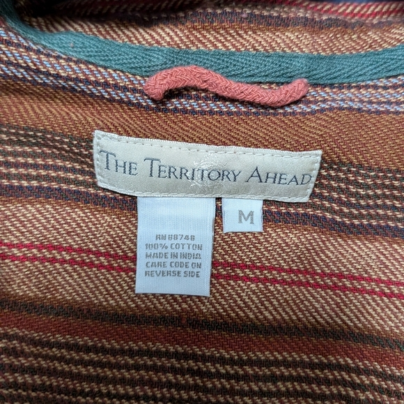 Vintage The Territory Ahead NWOT Men's button up M - Picture 5 of 5